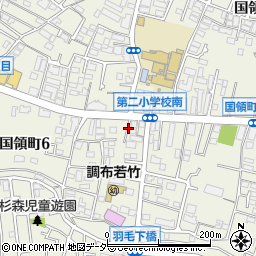 東京都調布市国領町6丁目32周辺の地図
