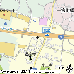 山梨県笛吹市一宮町東原84周辺の地図