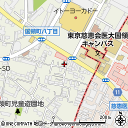 東京都調布市国領町7丁目52-9周辺の地図