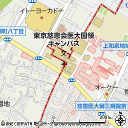 東京都調布市国領町8丁目3周辺の地図