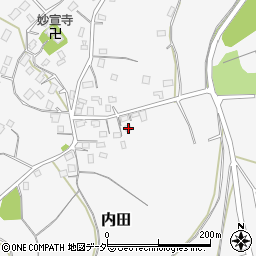 千葉県佐倉市内田129周辺の地図