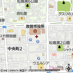 敦賀市役所　都市政策課都市計画係周辺の地図