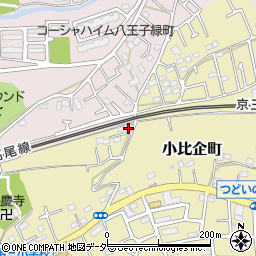 東京都八王子市小比企町779周辺の地図