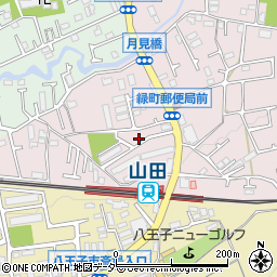 東京都八王子市緑町412周辺の地図