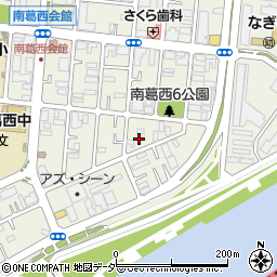 東京都江戸川区南葛西6丁目周辺の地図