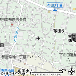 布田第２アパート周辺の地図