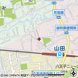 東京都八王子市緑町422周辺の地図