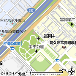 富岡青葉会館周辺の地図