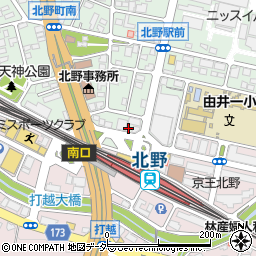 松屋北野店周辺の地図