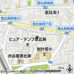東京都渋谷区恵比寿4丁目11 6の地図 住所一覧検索 地図マピオン