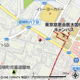 東京都調布市国領町7丁目52-8周辺の地図