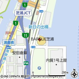 東京港運ジェイブイ株式会社周辺の地図