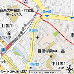 ライオンズマンション花壇代官山周辺の地図