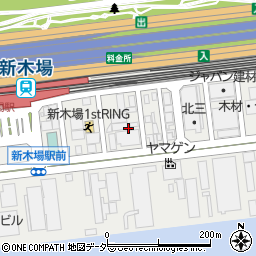 コメダ珈琲店 新木場駅前店周辺の地図