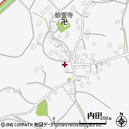 千葉県佐倉市内田36周辺の地図