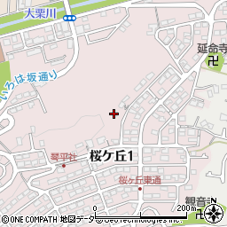 桜ケ丘1丁目52中井邸[akippa]駐車場周辺の地図