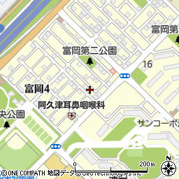 千葉県浦安市富岡4丁目8-6周辺の地図