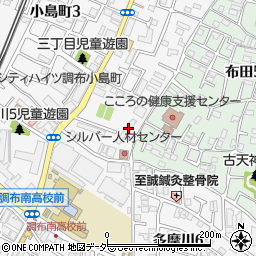 日本自転車振興会職員寮周辺の地図