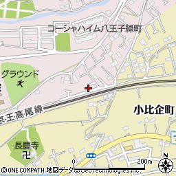 東京都八王子市緑町750周辺の地図
