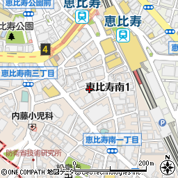 恵比寿箸庵周辺の地図