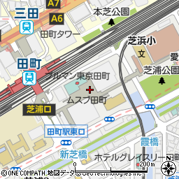 焼肉トラジ 田町店周辺の地図
