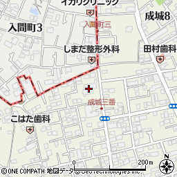 リレント成城周辺の地図