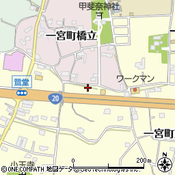 山梨県笛吹市一宮町東原194-1周辺の地図