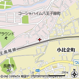 東京都八王子市緑町751周辺の地図