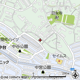 千葉県千葉市稲毛区小中台町1233-2周辺の地図