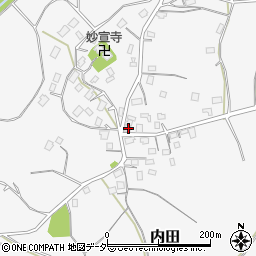 千葉県佐倉市内田44周辺の地図