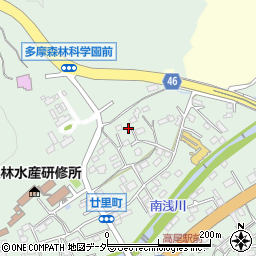 東京都八王子市廿里町15周辺の地図