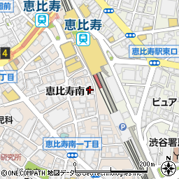 ビーフキッチン 恵比寿店周辺の地図