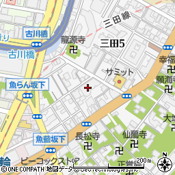 東京都港区三田5丁目13-8周辺の地図