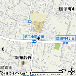 東京都調布市国領町4丁目21周辺の地図