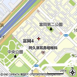 富岡ハウス周辺の地図