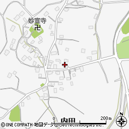 千葉県佐倉市内田48周辺の地図