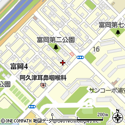 千葉県浦安市富岡4丁目5-8周辺の地図