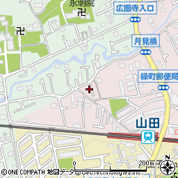東京都八王子市緑町394周辺の地図