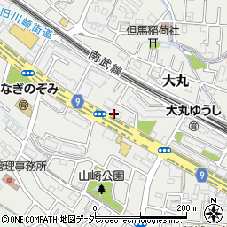 東京都稲城市大丸638-2周辺の地図
