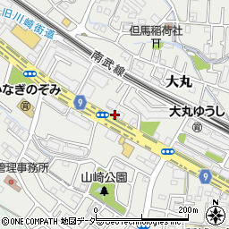 東京都稲城市大丸638-4周辺の地図