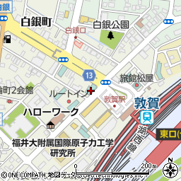 ファミリーマート敦賀駅前店周辺の地図