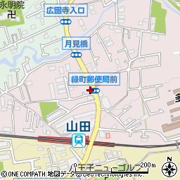 東京都八王子市緑町411周辺の地図