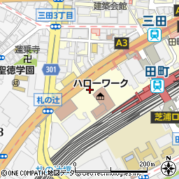 東京労働局　免許証発行センター周辺の地図