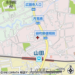 東京都八王子市緑町406周辺の地図