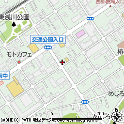 ファミリーマート秀栄東浅川町店周辺の地図