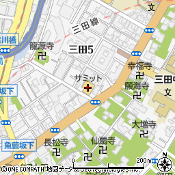サミットストア三田店周辺の地図