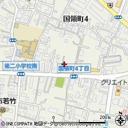 東京都調布市国領町4丁目25-4周辺の地図