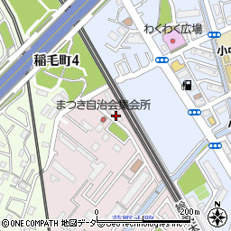 昭電稲毛寮周辺の地図