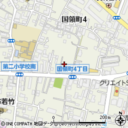 東京都調布市国領町4丁目25周辺の地図
