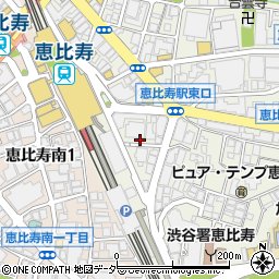 東京都渋谷区恵比寿4丁目3-12周辺の地図